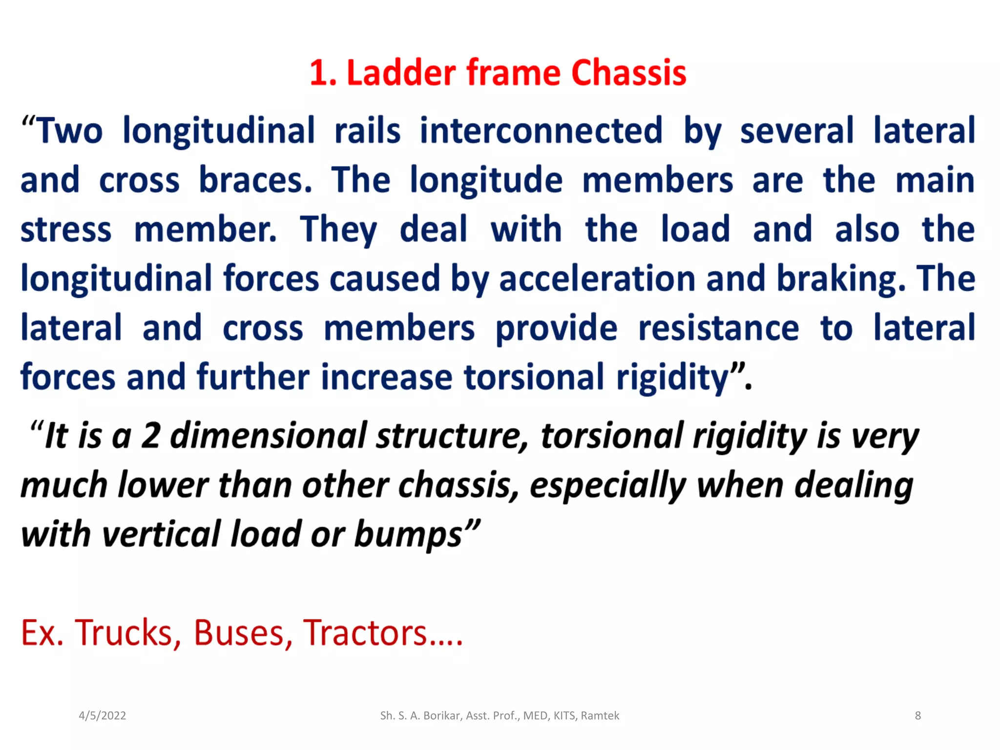 4/5/2022 Sh. S. A. Borikar, Asst. Prof., MED, KITS, Ramtek 8
 