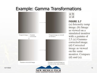12/17/2023 12
Example: Gamma Transformations
 