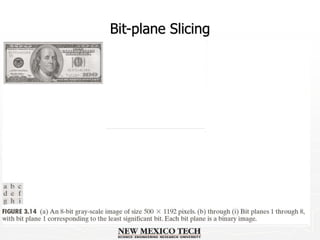 12/17/2023 20
Bit-plane Slicing
 