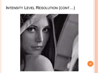 INTENSITY LEVEL RESOLUTION (CONT…)
56
 