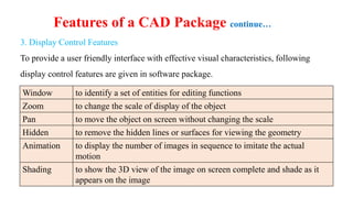 Computer Aided Design Software Functions Lect 02_Introduction to Computer Aided Design.pptx