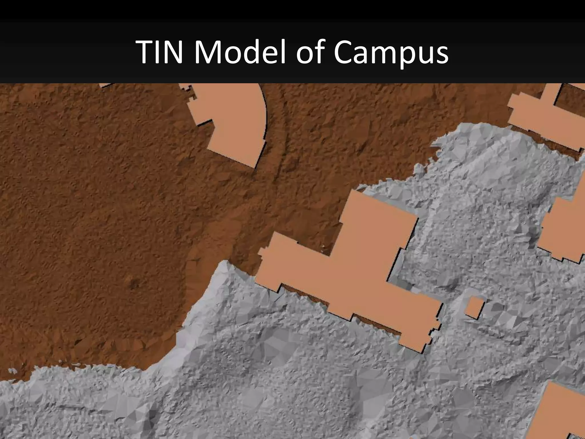 TIN Model of Campus
