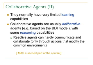 Lecture 4- Agent types | PDF