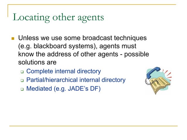 Lecture 5 - Agent communication | PDF