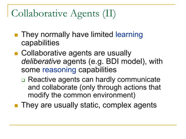 Lecture 5 - Agent communication | PDF