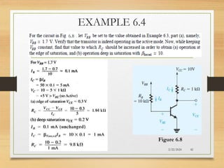 Characteristics of Bipolar Junction Transistor | PPTX