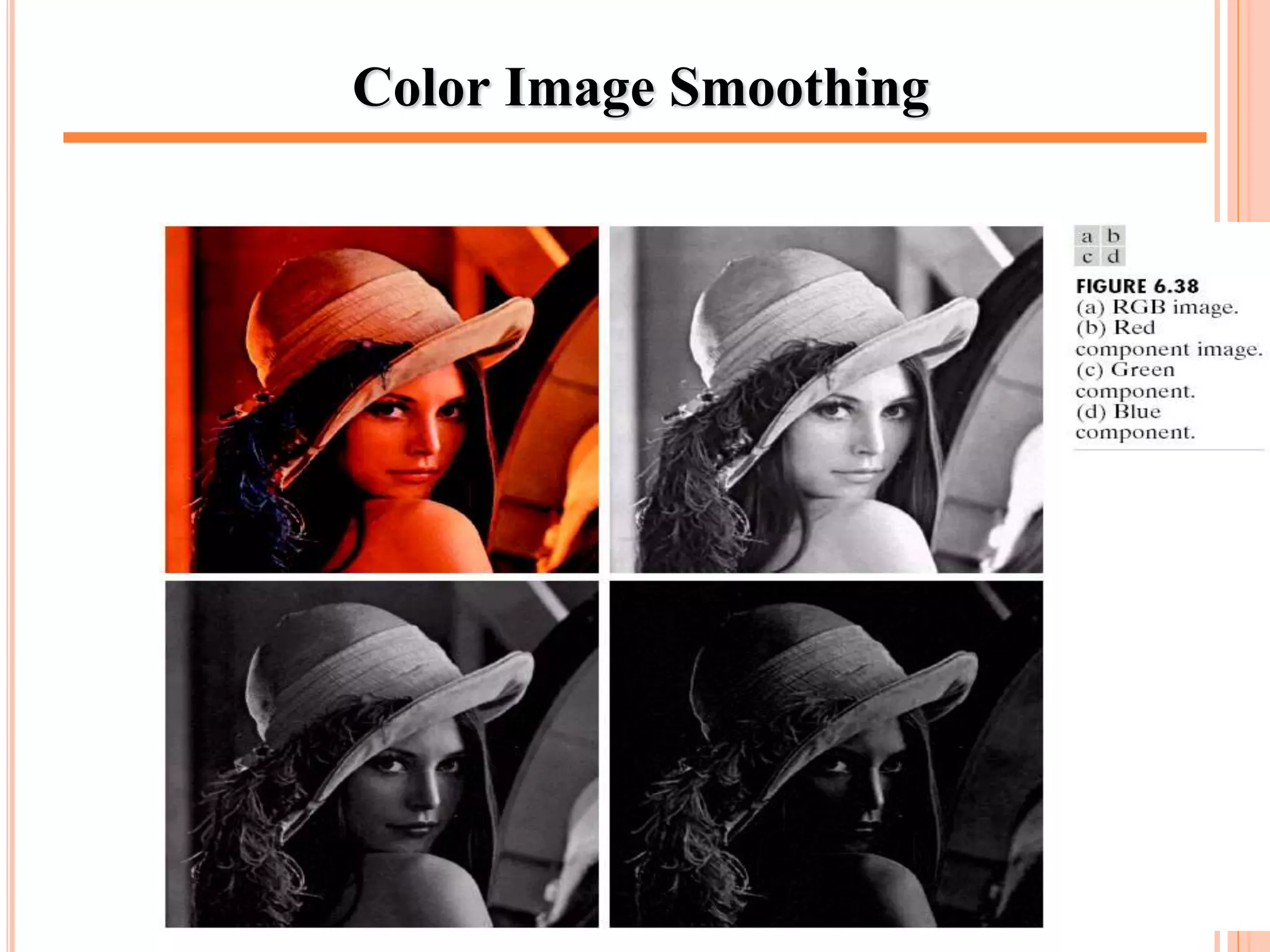 Color Image Smoothing
63
 