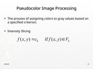 Comprehensive Overview of Color Image Processing Techniques and Models ...