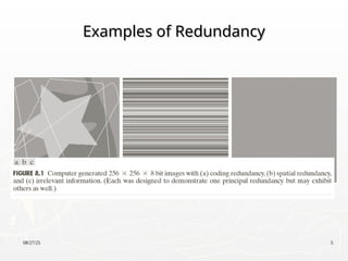 08/27/25 5
Examples of Redundancy
Examples of Redundancy
 