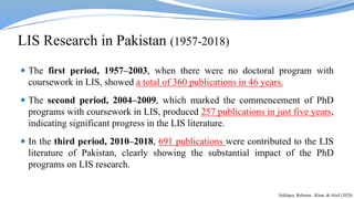 Lect 08 LIS Research in Pakistan.pptx