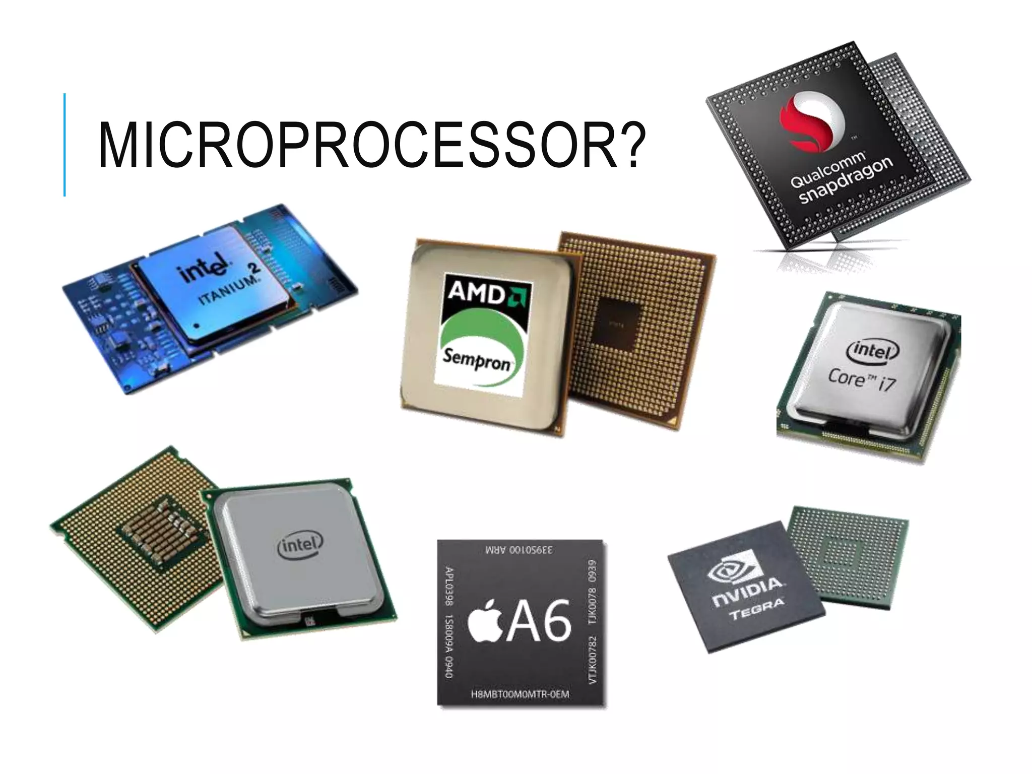 MICROPROCESSOR?
 
