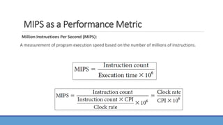 Find Mips Performance Example Lecture 1- Fundamental of quantitative design, analysis, and pipelining ...