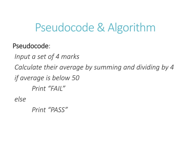 Algorithms and Flowchart for IGCSE Students | PPT | Computing ...