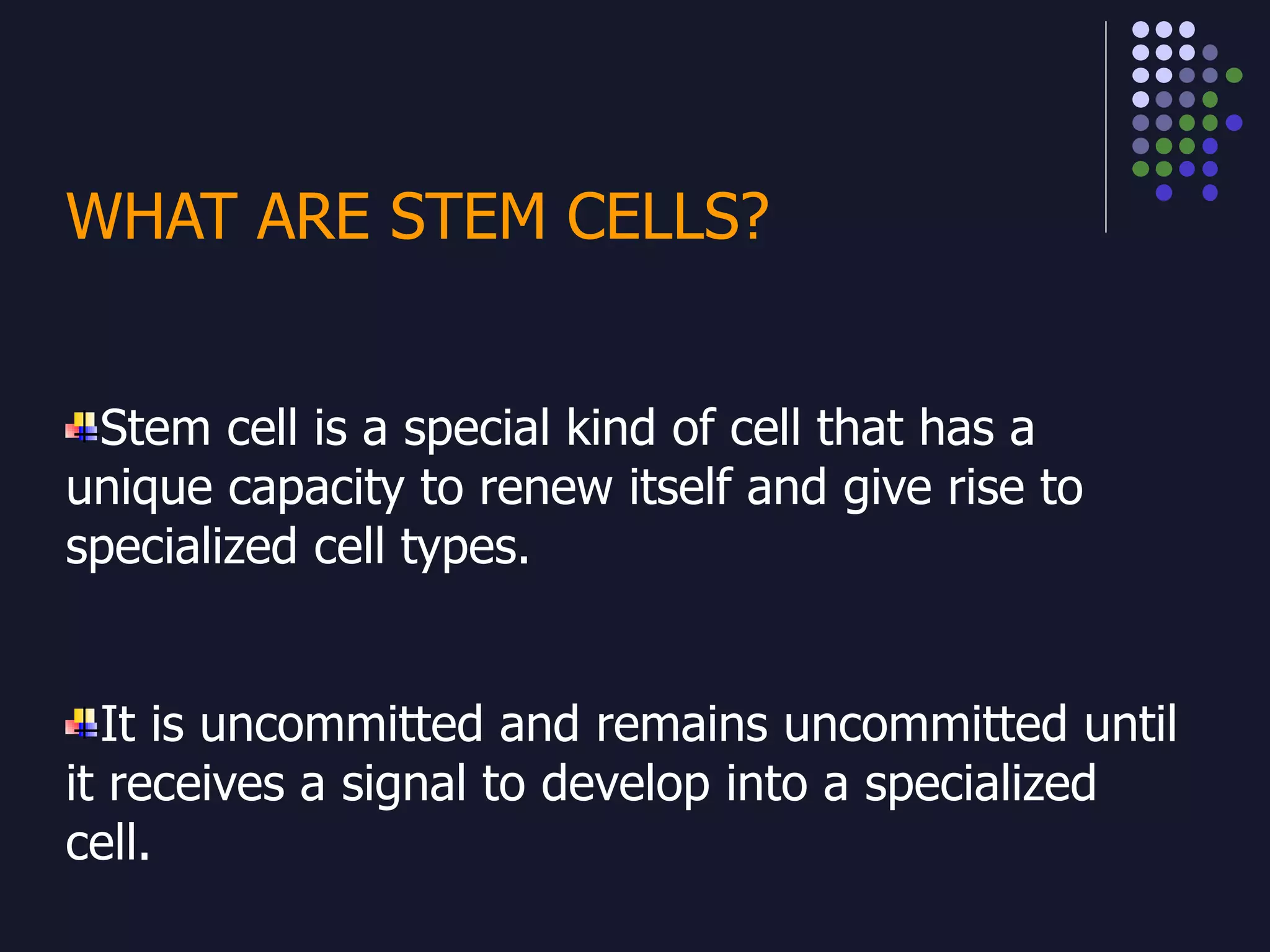 Lect 1- INTRODUCTION TO STEM CELLS.ppt | Pregnancy | Reproductive Health