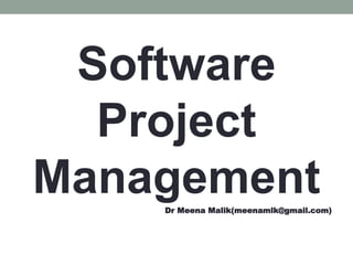 Lect1 intro to software project management | PPT
