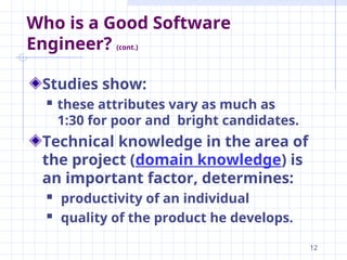 software engineering slides on project management, part 2 | PPT