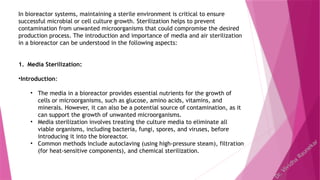 Media and air Sterilization: Batch and continuous sterilization | PPTX