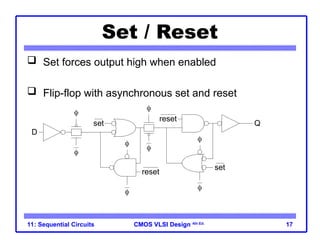 Sequential Circuit Design of Flip flops latches .ppt