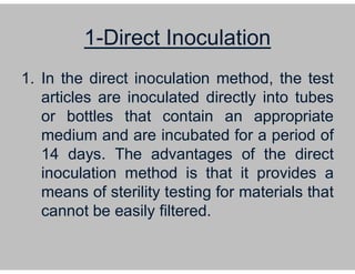 Direct Inoculation Steps Lect 11- sterilization by filteration.pdf