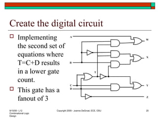 Lect 12 - Combinational Logic Design.ppt