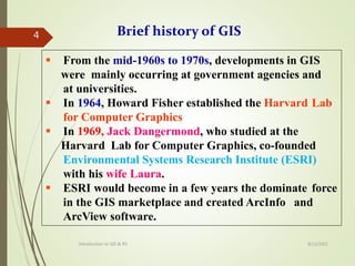 Lect 1 & 2 introduction to gis & rs | PPT