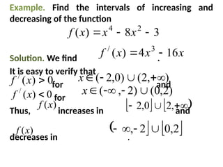 Application of differential calculus to investigation | PPTX