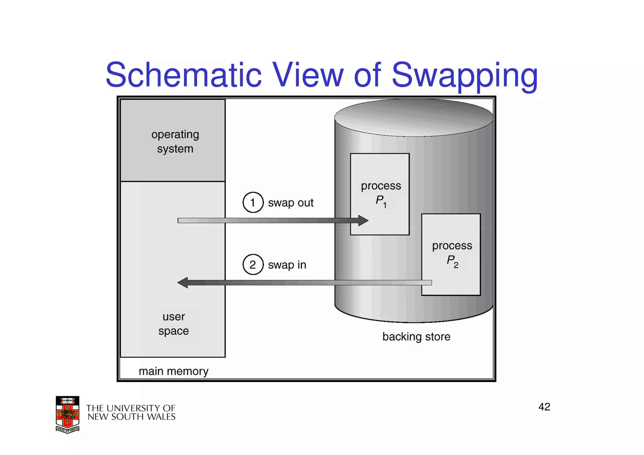 Schematic View of Swapping




                         42
 