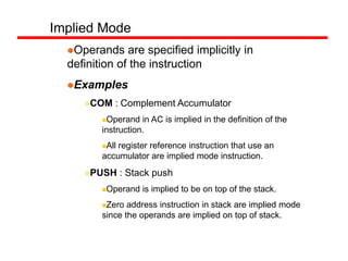Presentation of addressing mode presentation | PPT