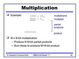 Datapath functional units in A__VLSI ppt | PPT