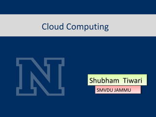 Cloud Computing

Shubham Tiwari
Shubham Tiwari
SMVDU JAMMU
SMVDU JAMMU

 
