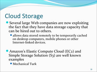 Cloud Computer Storage Examples Cloud Computing | PPT
