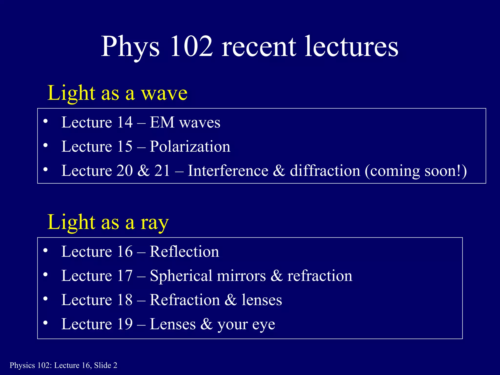 Lect16 handout | PPT