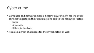 Lect 1 computer forensics | PPTX
