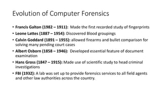 Lect 1 computer forensics | PPT