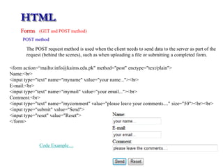 Lect# 1 html part ii | PPTX