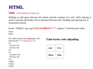 Lect# 1 html part ii | PPTX