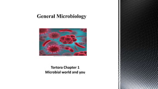 Tortora Chapter 1
Microbial world and you
 