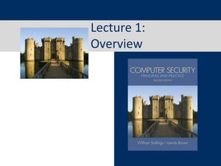 Lecture 1:
Overview
 