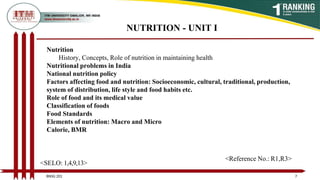 History and concepts of nutrition | PPTX