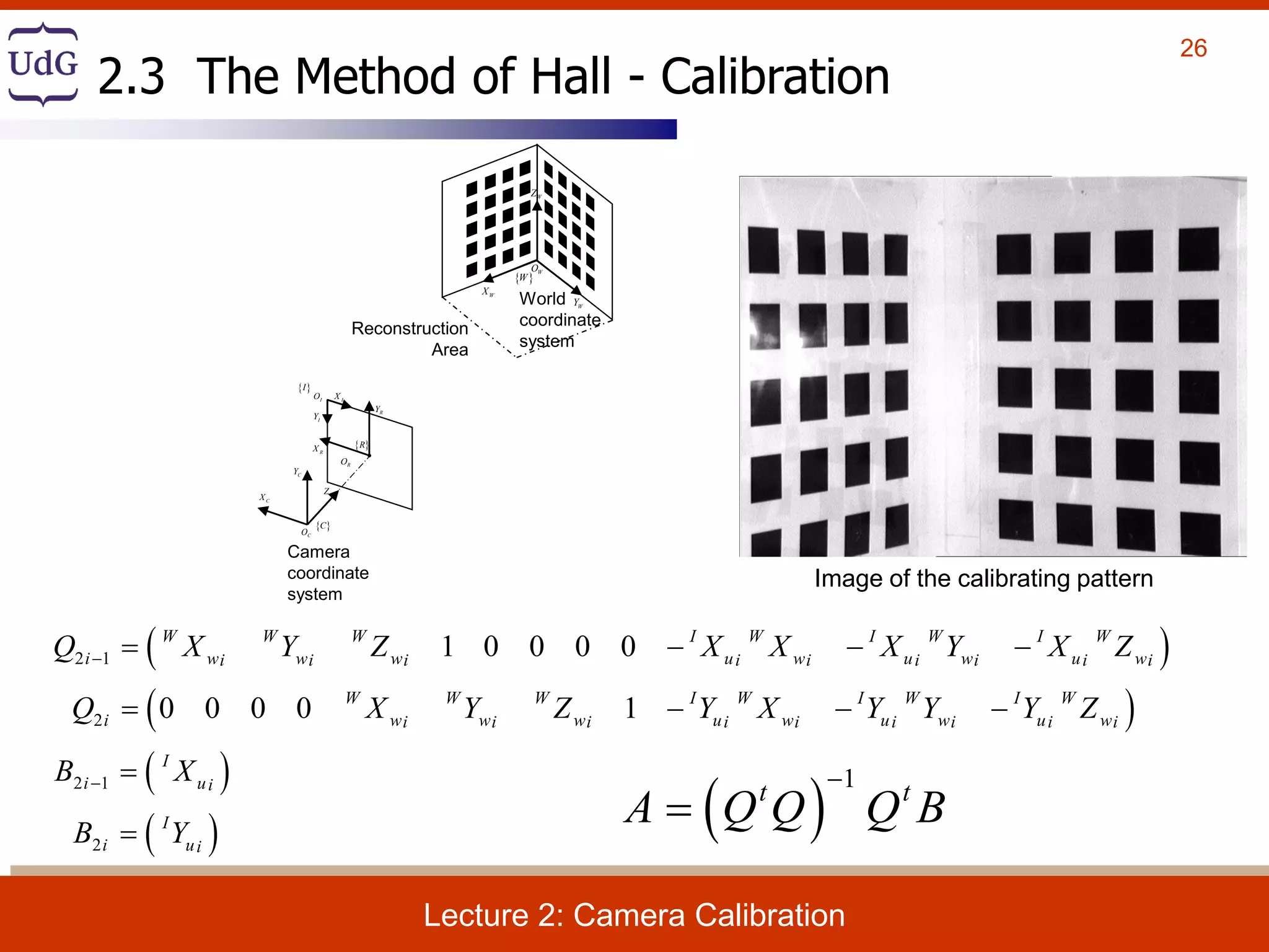 Lecture 2 Camera Calibration | PDF