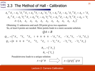 Lecture 2 Camera Calibration | PDF