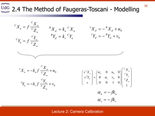 Lecture 2 Camera Calibration | PDF
