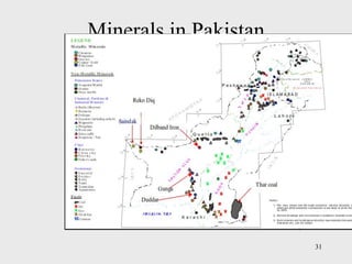 Minerals in Pakistan
31
 