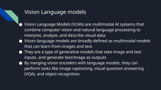 Comprehensive Guide to Vision Language Models and CLIP Architecture | PPTX