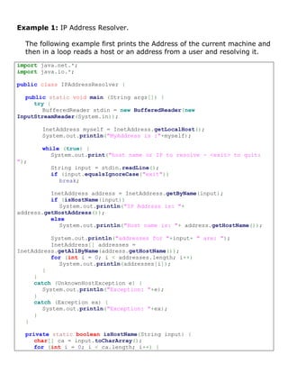 java sockets | PDF