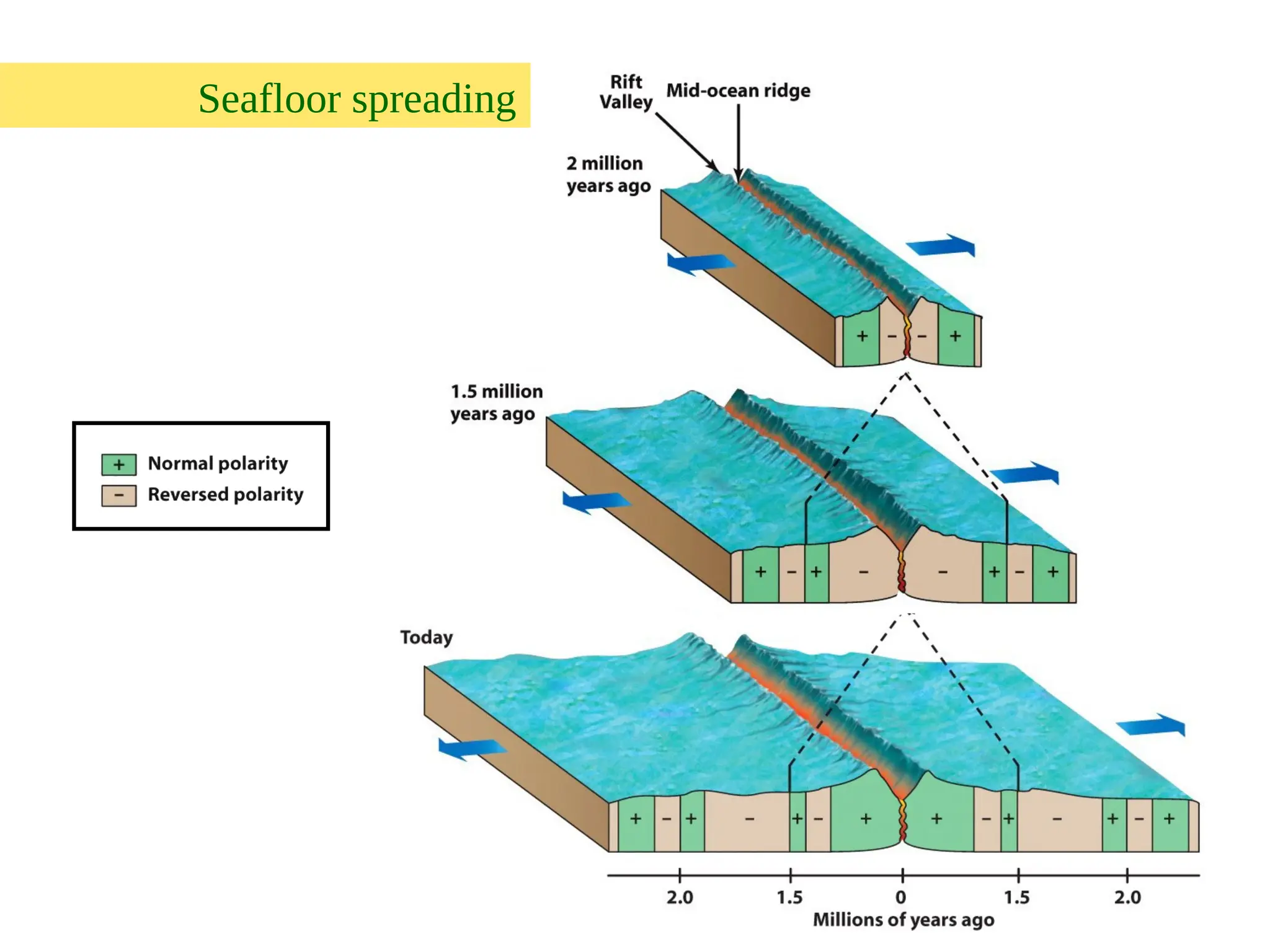 Seafloor spreading
 