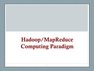 Comprehensive Overview of Hadoop and MapReduce Computing Paradigm for ...