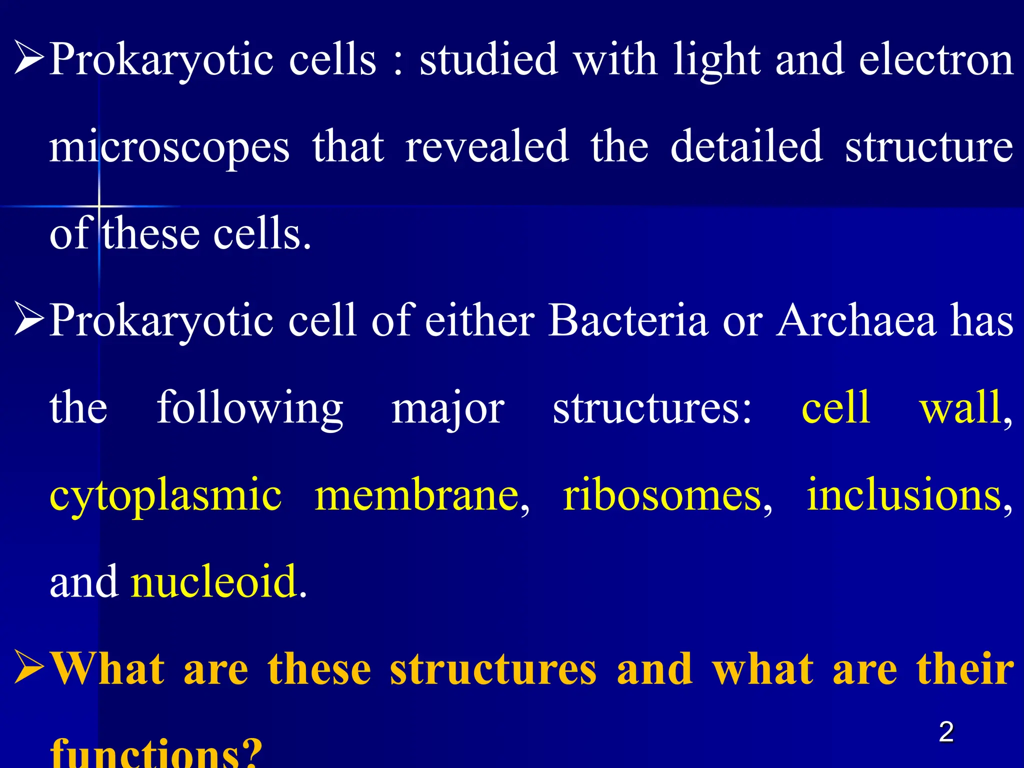 Prokaryotic cell (structure and function) | PDF