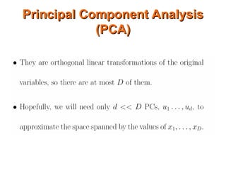 (PCA) principal component analysis Analysis | PPT