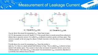 Measurement of Leakage Current
 